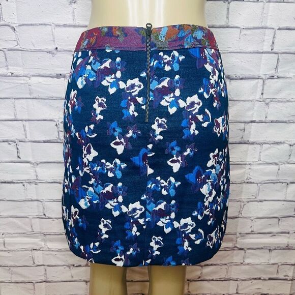 Maeve Women's Multicolor Floral Print Mini Skirt Size 4 - Picture 2 of 5